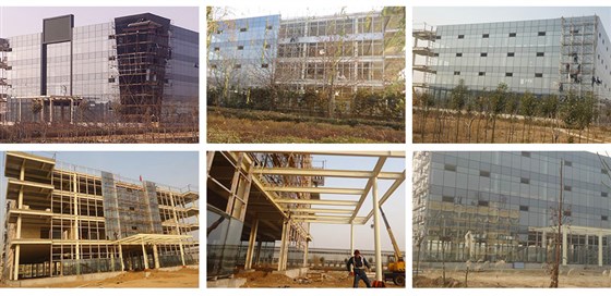 河南全隐框赢咖7建筑项目施工进行时