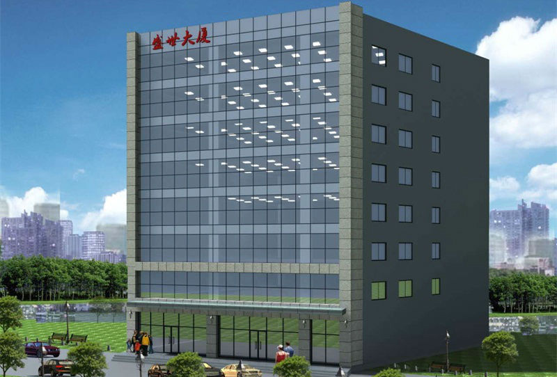 隐框赢咖7办公楼项目设计效果图
