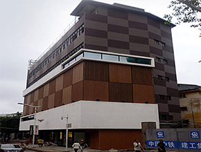 旧住宅楼陶板铝板赢咖7改造
