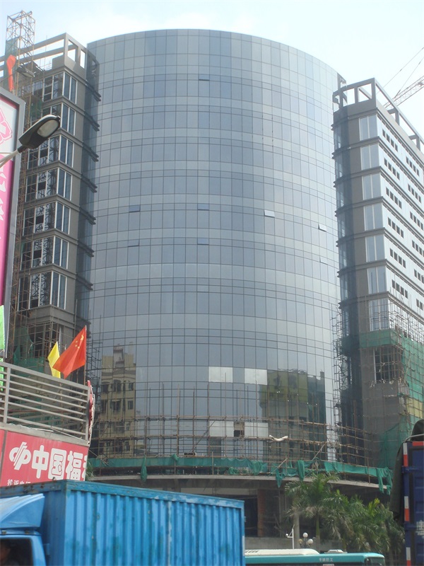 民治大厦商业楼隐框赢咖7与明框赢咖7工程